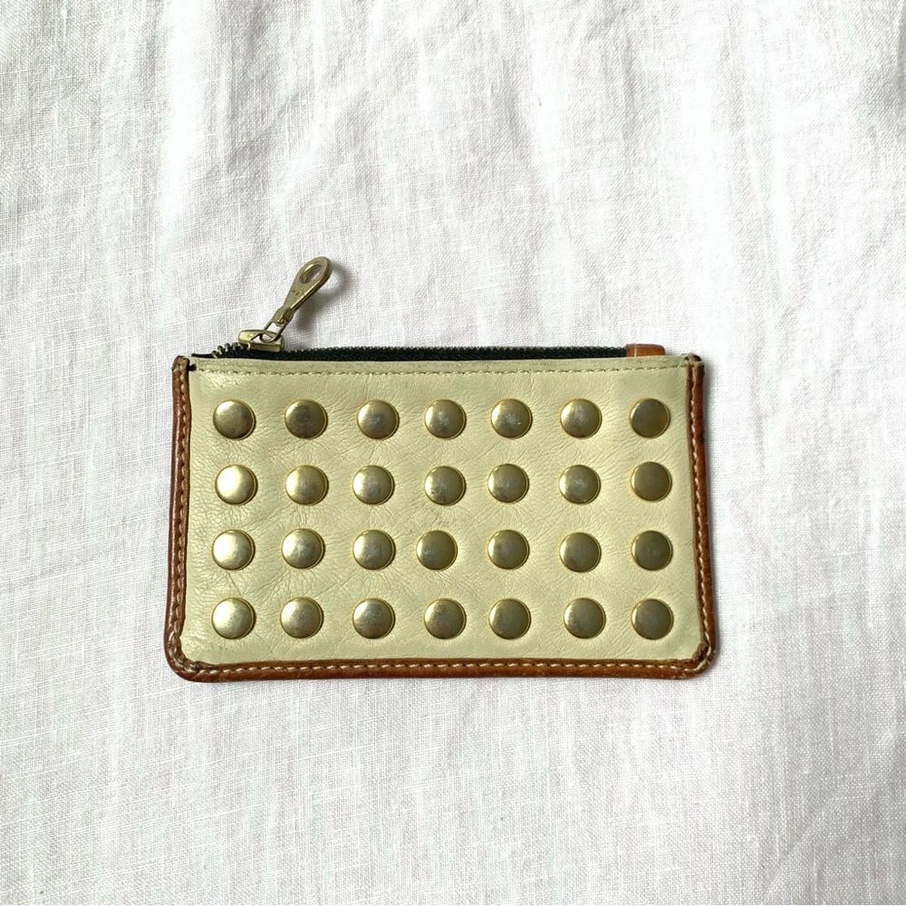 Be&D Be & D Studded Card case lambskin vachetta leather